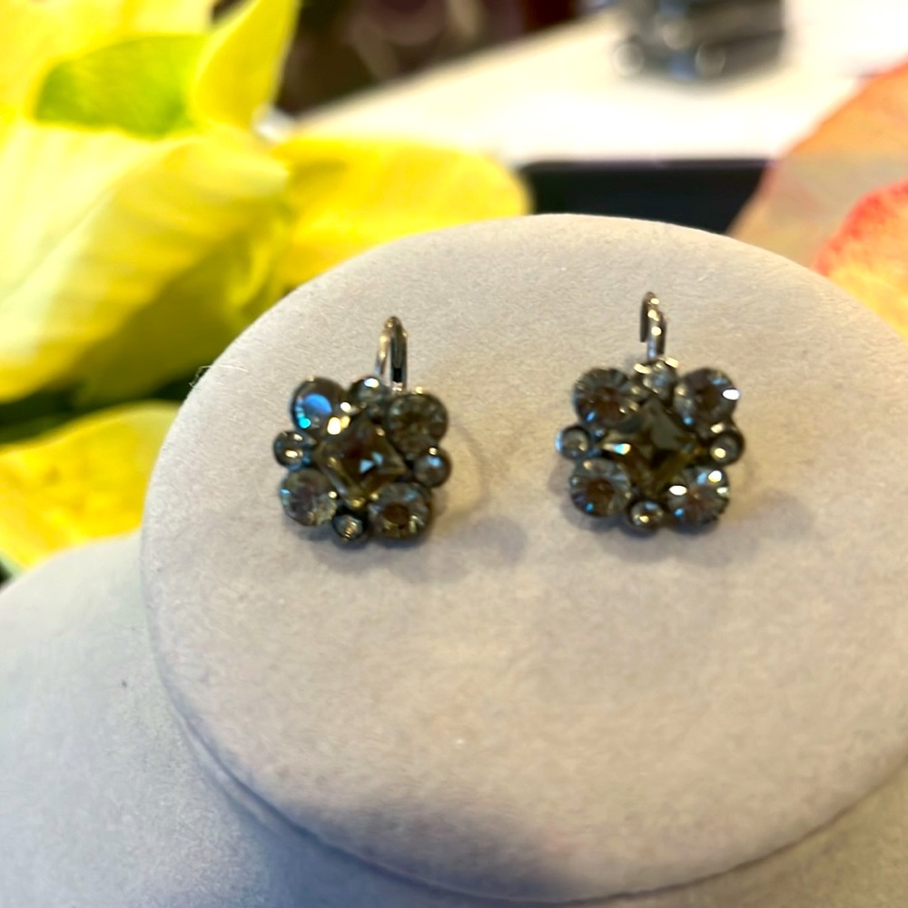 EUC Crystal earrings